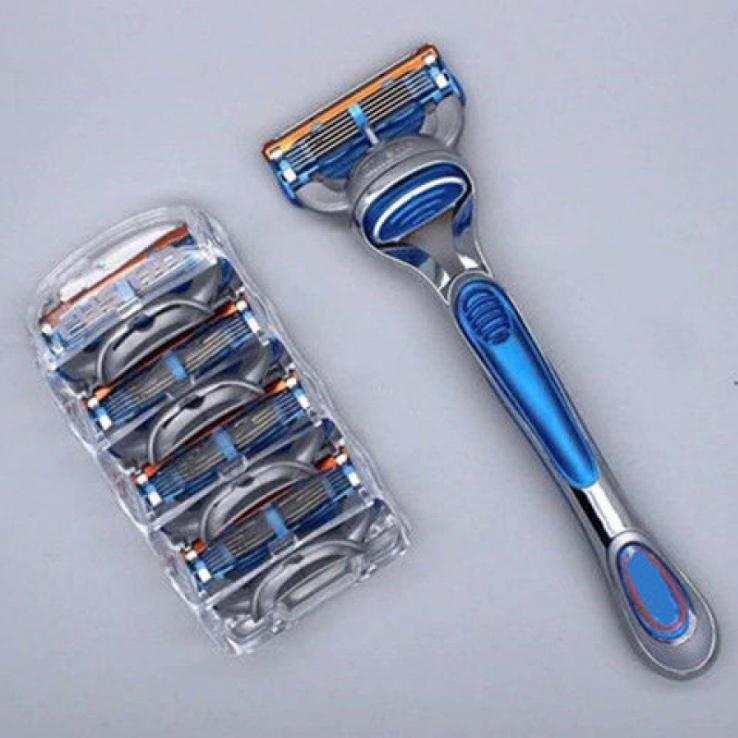 4Pcs Razor Blade + 1Pc Handle