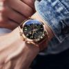OLEVS Men's Watch, Stylish Ultra-Thin Leather Strap, Quartz Movement, Analog, Date Display, for Men