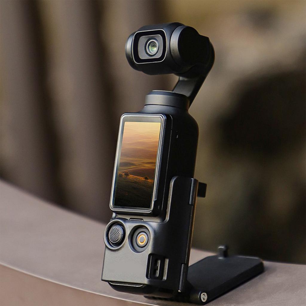 Magnetisk Kamera Skrivbordsbas Ställ Expansionsadapter Fäste 180 Graders Justerbar Vertikal Magnet Sugkoppsfodral