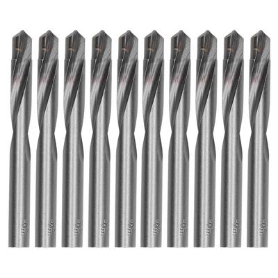 10Pcs Straight Shank Twist Drill Tungsten Steel Engraving Milling Cutter CNC Router Bit 11mm