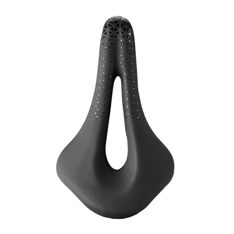 Comfortable Bike Seat Cushion, City Bicycles Seat Memory Foams Waterproof Bicycles Saddle for BMX Mountain Road Bikes чёрный