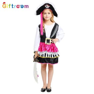 Halloweenský kostým Piráti z Karibiku hravý malý pirát cosplay kostým kostýmová párty převlek cool kostým