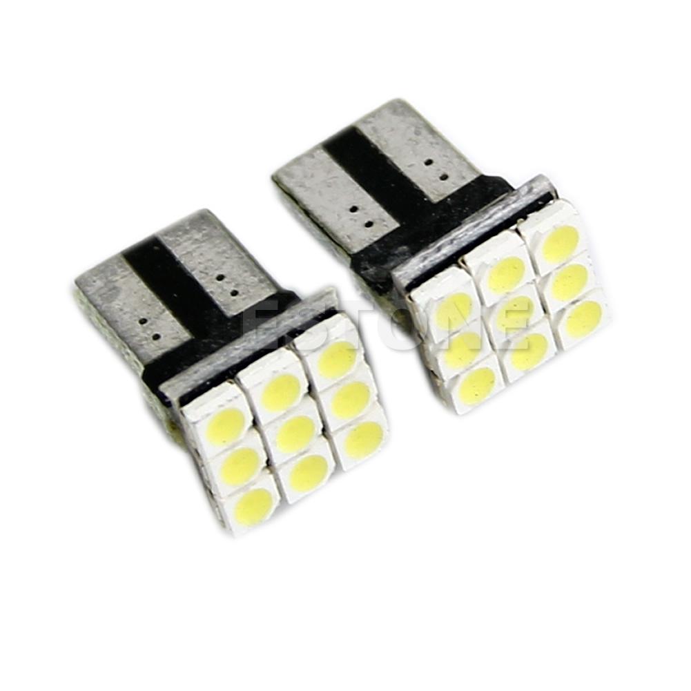 2Pcs T10 194 168 W5W 9 LED 3528 LED Bulb for Car Headlight Turn Lamp