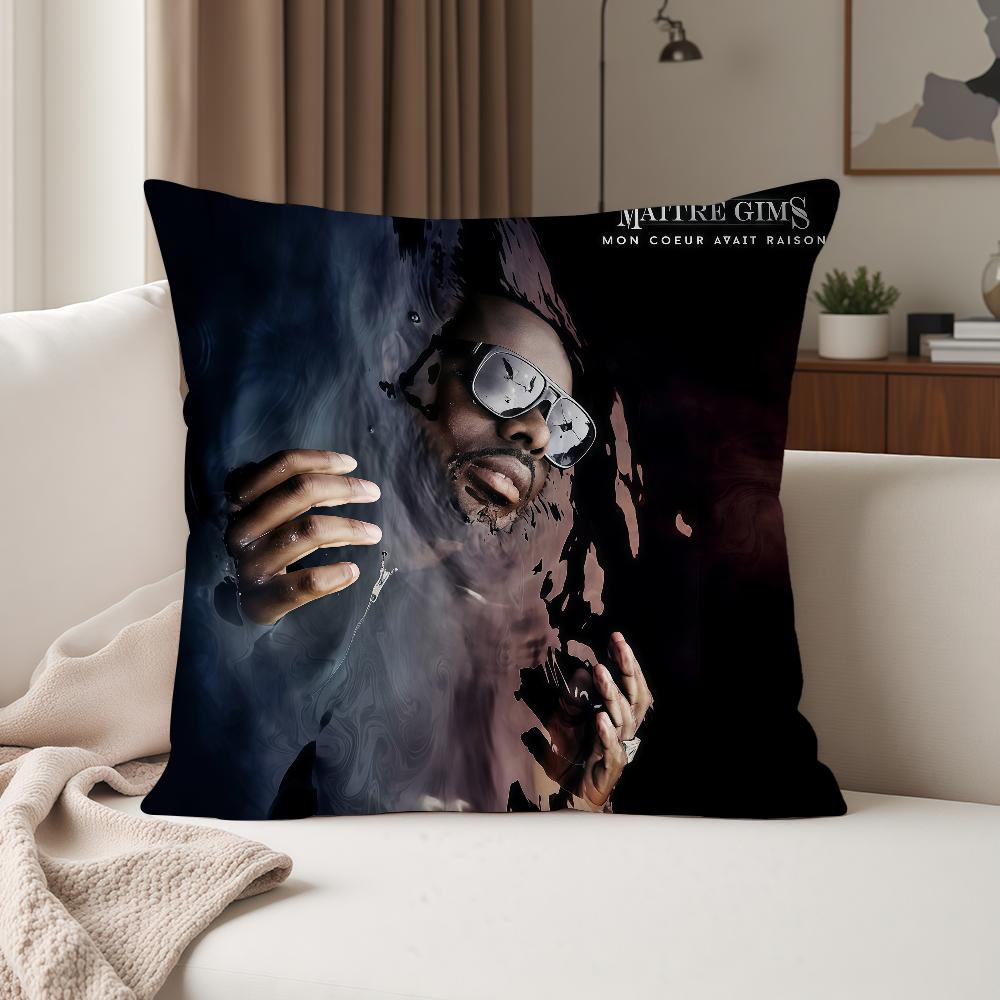 Hip Hop Rapper GIMS Pillow Case Suitable For Bedrooms Living Rooms Cars Home Decoration