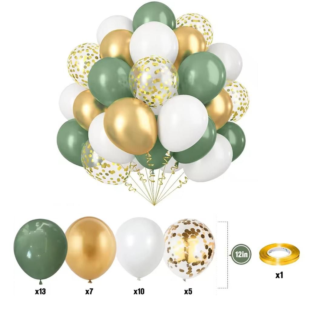 35 Stück Rosa, Grüne und Lila Luftballons Valentinstag Geburtstag Hochzeit Dekoration Jahrestag Geschlechtsenthüllung Bögen Set