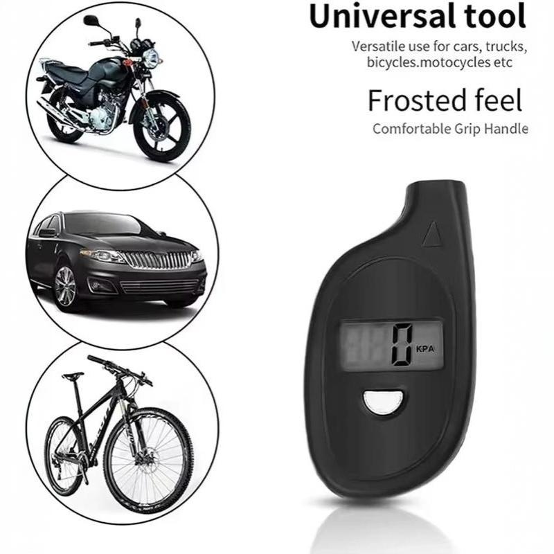 Digital Tire Pressure Gauge Wide Measurement Range LCD Display Air Pressure Tester for Car Motorcycle Truck Garage Repair Work