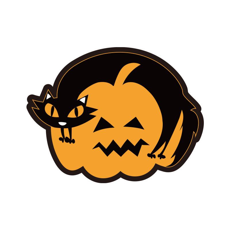 Halloween Non-Slip Velvet Mat: Dirt-Resistant, Water-Absorbent Carpet for Living Rooms and Entrances