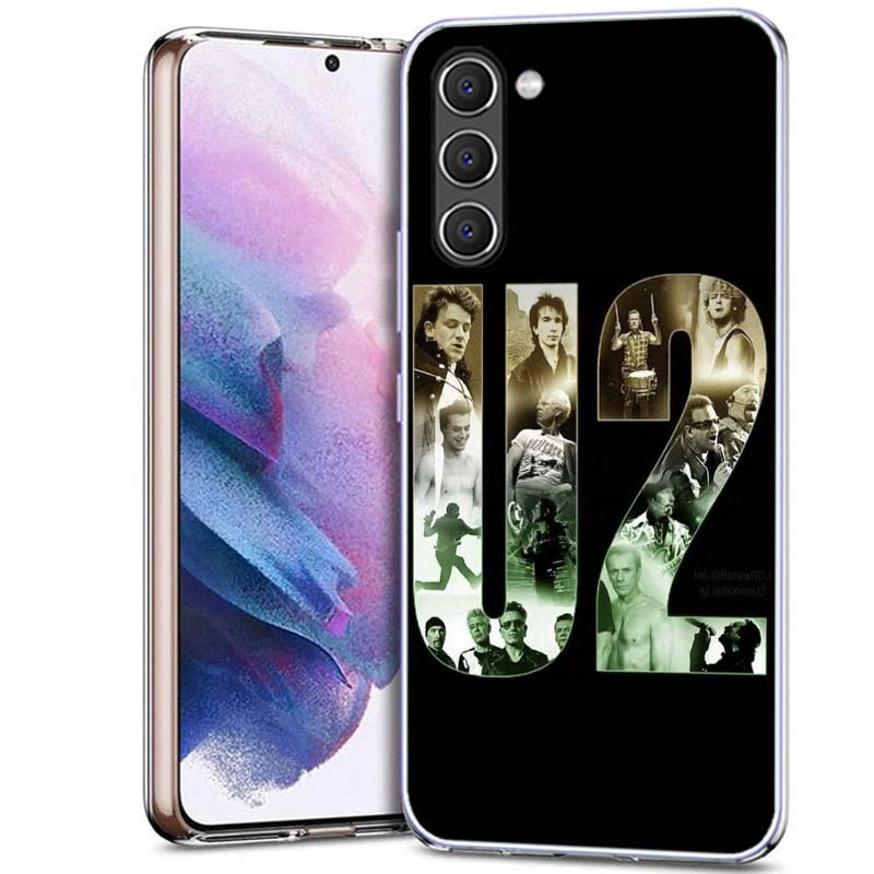 Band U2 Phone Case for Samsung A54 A14 A24 A34 A17 A37 A57 A55 A35 A25 A15 A13 A23 A33 A53 A07 A05S A04S A03 A73 Galaxy Note 20