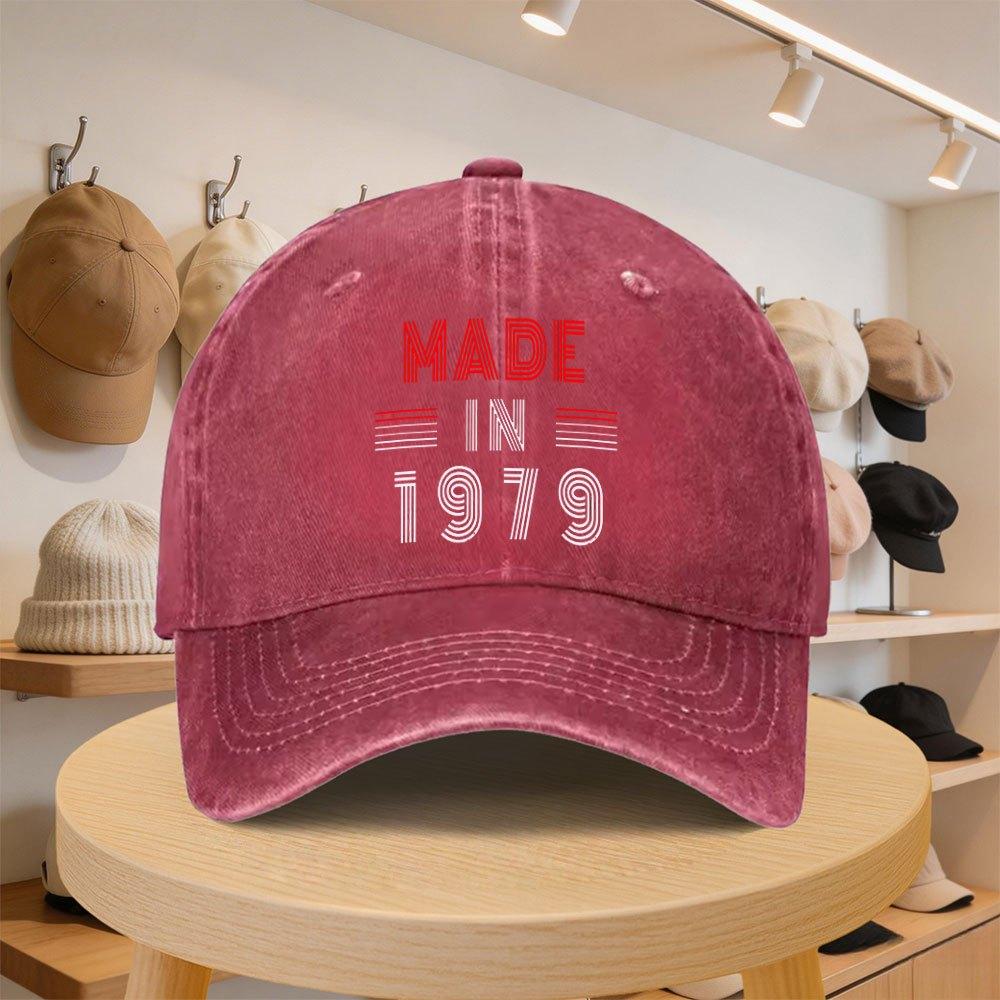 Unisexs Adjustable Baseball Cap MADEINmeter Print  Casual Unisex Cap for SpringAutumn Travel Beach