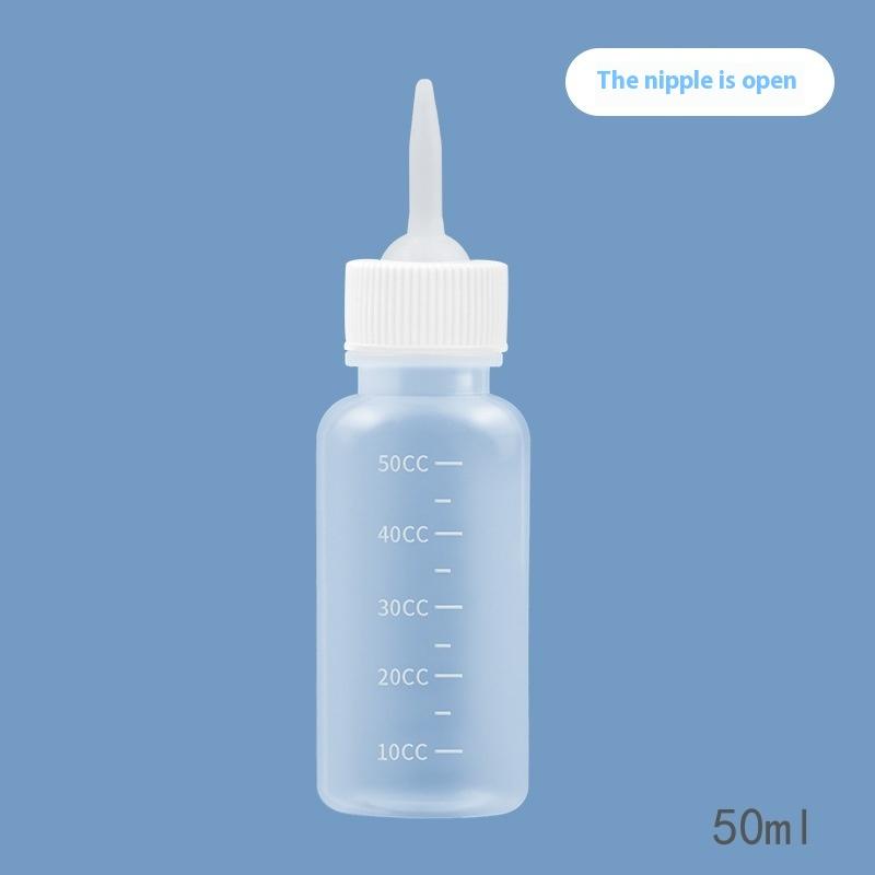 Pet Kitten Feeding Bottle Nipple Feeder Can Squeeze Liquid Milk Nursing Bottle For Born Dogs Puppies Rabbits Hamster Cat
