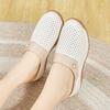 Summer new thick-soled lazy half slippers women's soft-soled mother's summer wear bag head hollow cool slippers outside