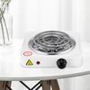 Electric Single Burner Cooktop Adjustable Temperature Plate White 1000W
