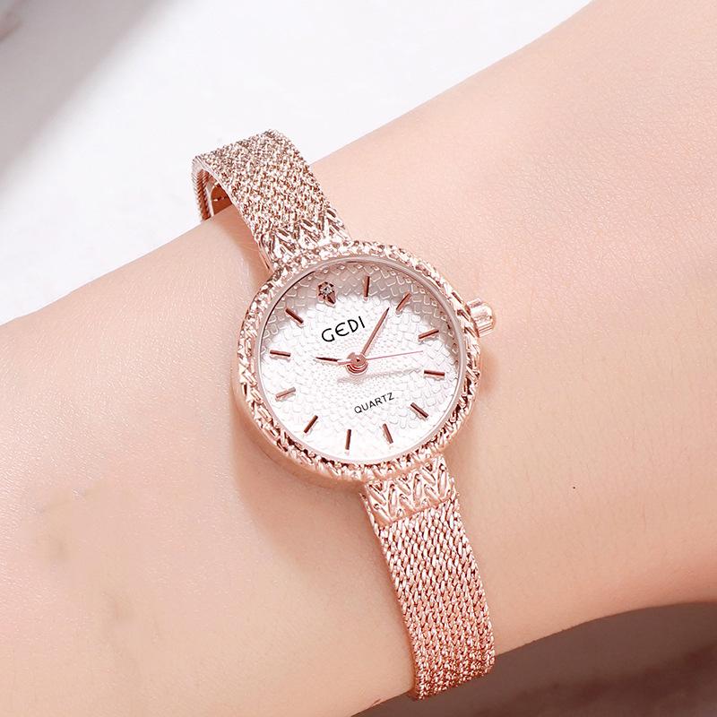 Mori Retro Alloy Strap Women'S Watch Colorful Multi-Color Wrist Watch Literary College Style Fashion