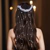 1pc Luxury Pearl Tassel Hair Vine Elegant Bridal Vintage Style Perfect Weddings Formal Events Dazzling Romantic Hair Accessory