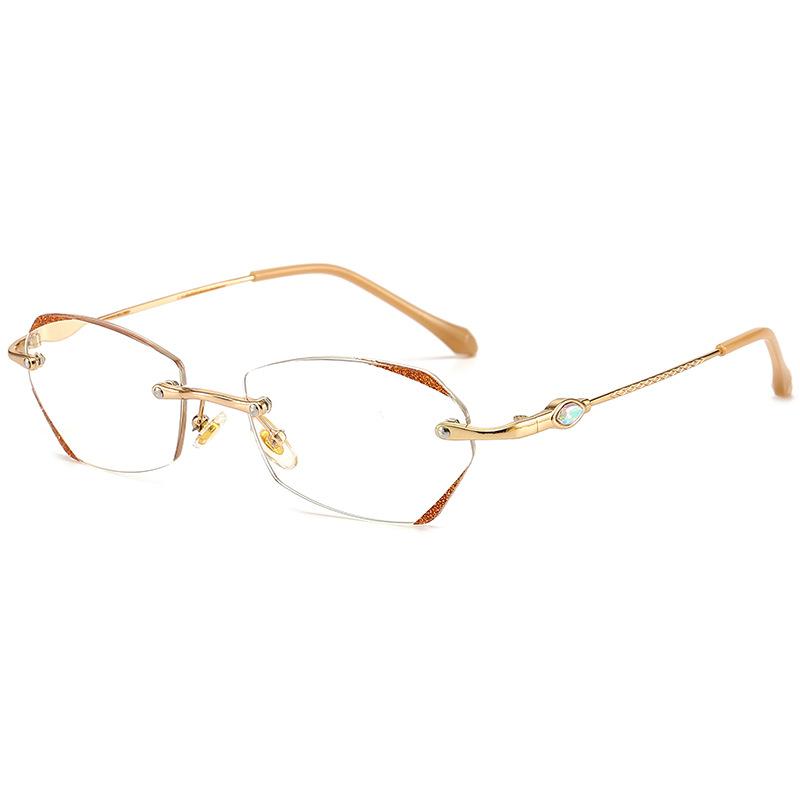 1PCS Cut-edged Starlight Thin Flash Diamond-inlay Anti-blue Light Reading Glasses For Women 189