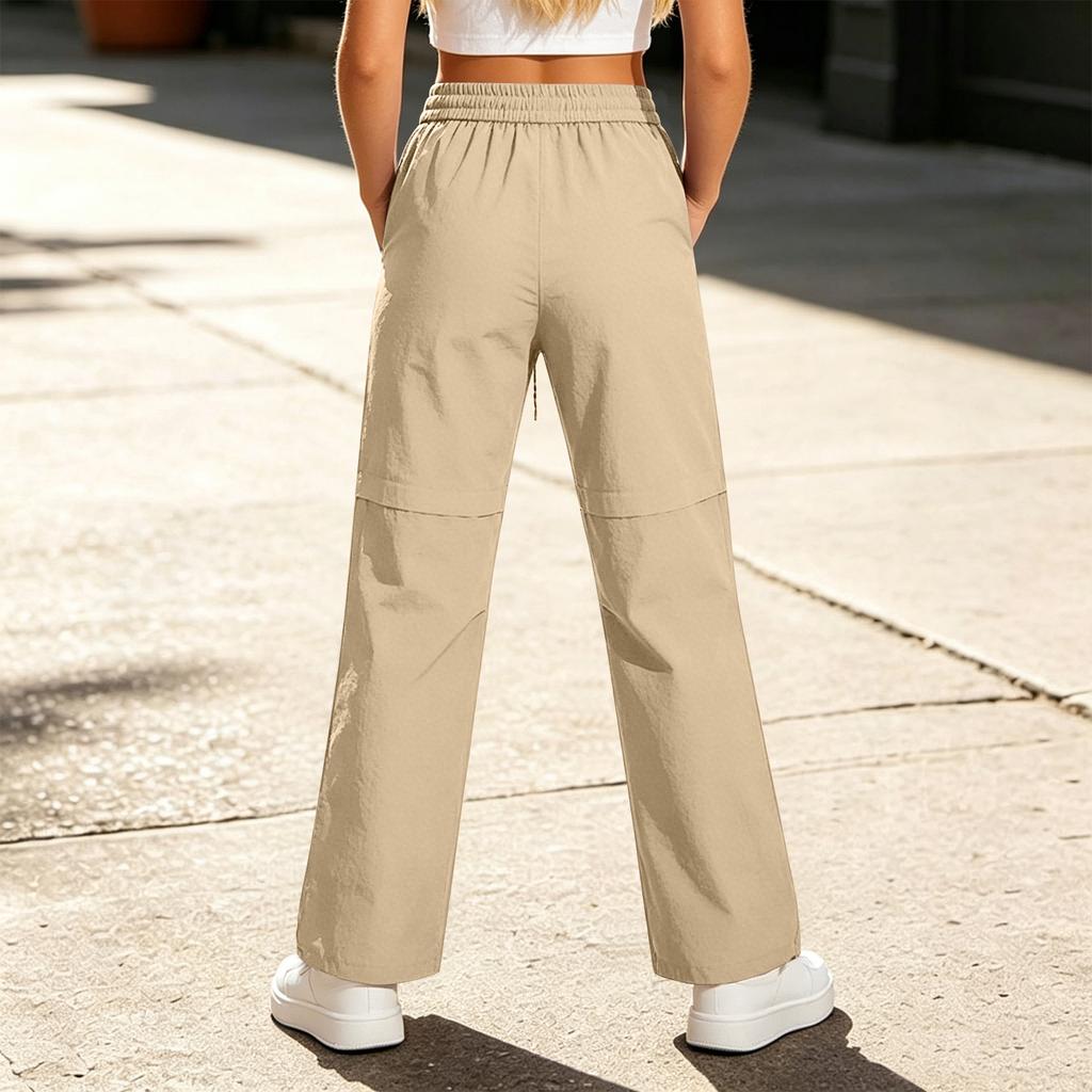 Women's Convertible Hiking Pants Quick Dry Lightweight Outdoor Rain Pants with Zip-Off Legs and Pockets