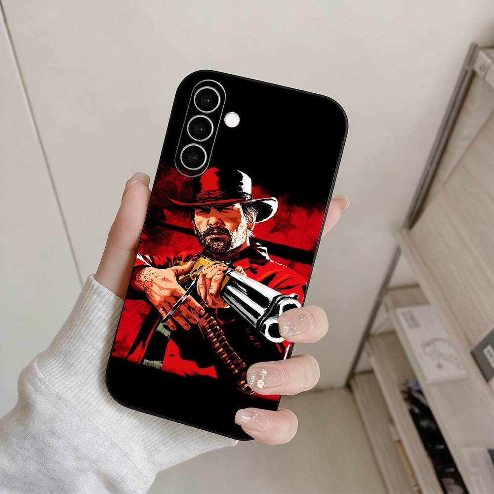 RDR2-Arthur Morgan Phone Case For Samsung Galaxy A73,A72,A71,A70,A53,A52,A51,Others Soft Black Cover