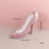 [Pink Display Stand] A Pink Display Stand for High Heels And Rings, Suitable for Showcasing Jewelry at a Counter, Jewelry Towers