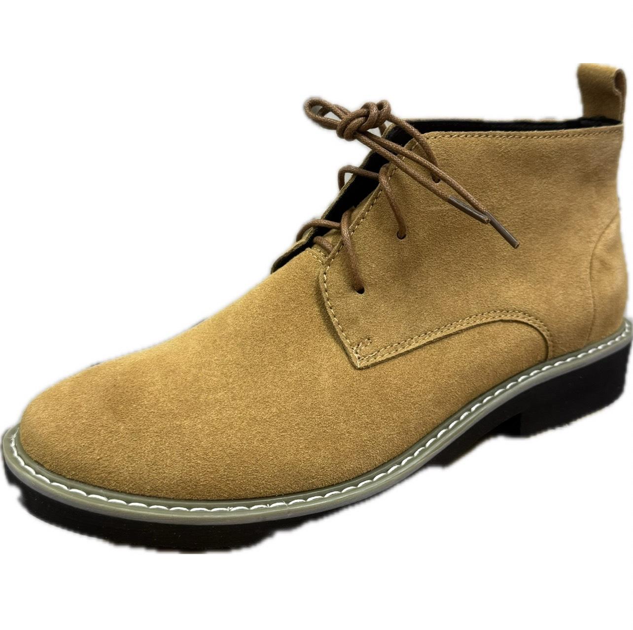 

Большого размера новая осенне-зимняя мужская британская модная обувь челси мартин средней и высокой высоты, деловая повседневная кожаная обувь 46