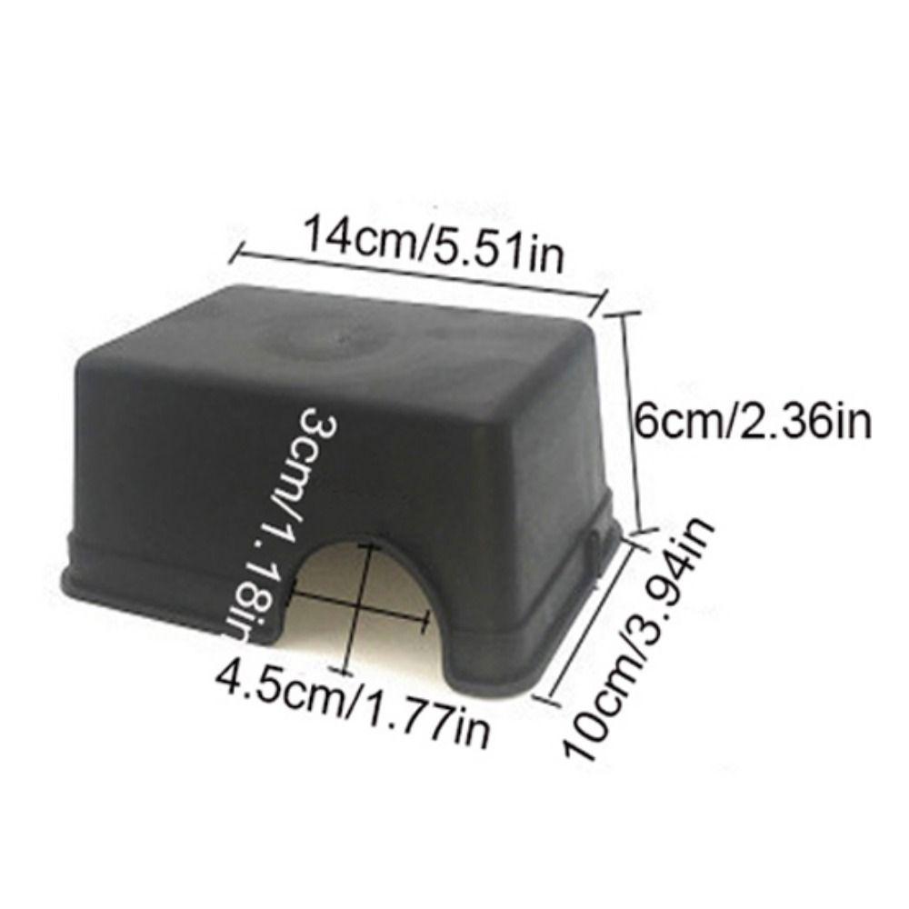 Black Snake Shelter House Rectangle Reptile Caves Small Animal Hideaway Reptile Hide Box  Spiders