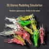 Luminous Soft Bionic Shrimp Lure with Hook for Perch and Culter Culter Fishing