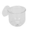 Small   Glass Plant Feeding Cup Fish Red Worm Feeder Cups for Aquarium(S)