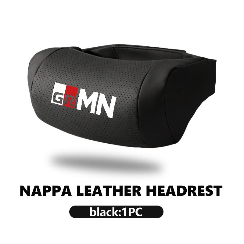 For Toyota Car Accessories Seat Headrest Auto Logo Neck Pillow GRsport Hilux Aygo Yaris Corolla Rav4 GR Auris