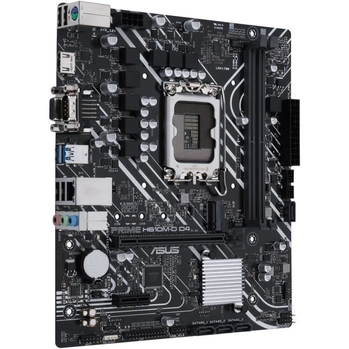 Carte Mère - ASUS - PRIME H610M-D D4 - Intel H610 LGA 1700 Micro ATX