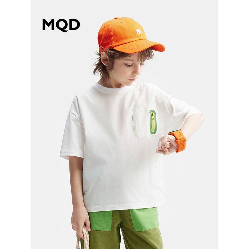 Moisture-Absorbing and Quick-Drying Mqd Children's Short-Sleeved T-Shirt Summer Trendy Cool Outdoor Loose-Fitting Boys' Top