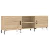 VidaXL Meuble TV chêne sonoma 150x30x50 cm bois d'ingénierie 829103