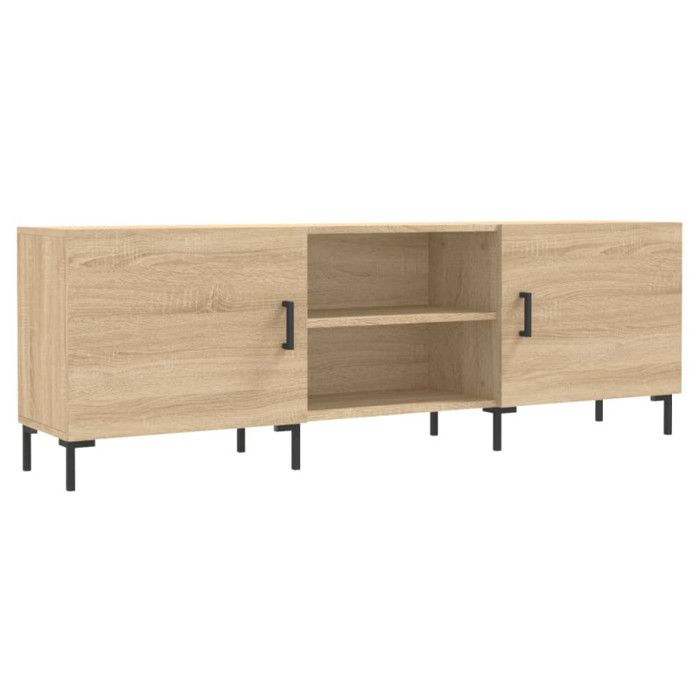 VidaXL Meuble TV chêne sonoma 150x30x50 cm bois d'ingénierie 829103