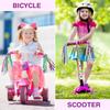 Bike Handlebar Streamers Colorful Bike Streamers Handlebar Ribbons Tassels for Kids Bike Bicycle Baby Carrier Kids Bike Accessories 1Pair