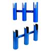 3 Tube Aluminum Fishing Rod Stand Quick Rustproof For Outdoor Saltwater Anglers