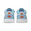 Air Jordan 1 Low SE PS Blue Stitch Kids Sneakers Psychic-Blue Vivid-Green Safety-Orange DR9500-400