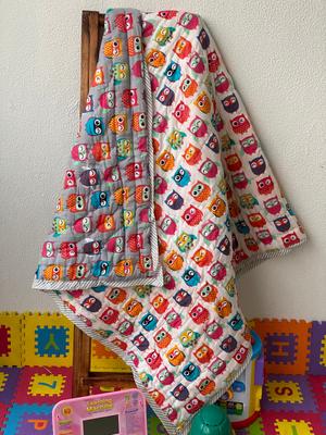 Colcha infantil coruja - 60*40 polegadas