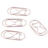 20PCS Rose Gold Paper Clips Durable Metal Large Binder File Clips Cat Shape Bookmark Made in Mainland China