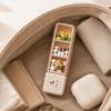 3 Compartment Pill Organizer 2-IN-1 Drug Tablet Organizer Durable Pill Box Splitters