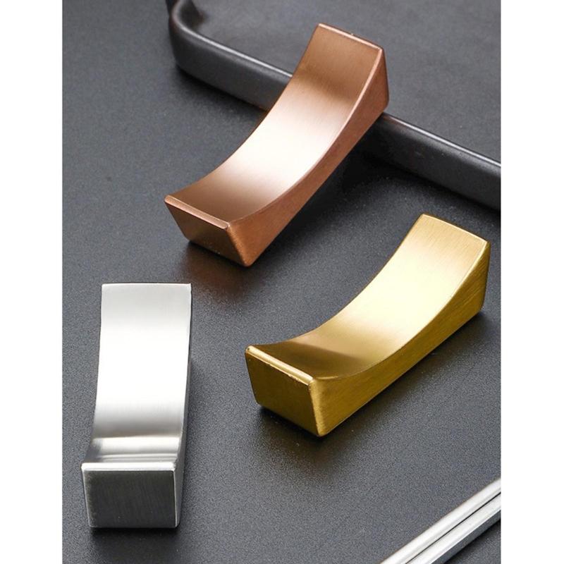 Pack of 2 Elegant Chopsticks Holder Spoon Organizers Stainlesss Steel Chopstick Rests for Dining Table Kitchen Tool