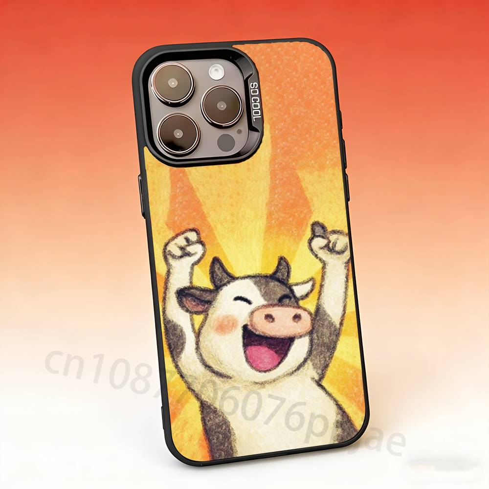 

Paws Up for Joy Phone Case For iPhone 17,16,15,14,13,12,11,Pro,Max,Plus,Mini Candy Matte Shockproof Cover iPhoneX