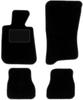 Black Velour Floor Mats For: BMW 3 E30 Convertible (1986-1993)