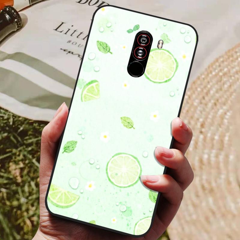 For xiaomi mi pocophone f1 Case Silicon Back Cover Phone Case for xiaomi poco F1 Cases Pocofone F1 6.18 inch Soft bumper coque