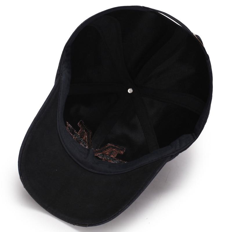 Snapback Cap Washed Hat Men's Leisure Old Baseball Cap Outdoor Embroidery Sunshade Hat Dad Hats for Men