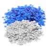 2000pcs 10Mm Pentagram Confetti Eco-Friendly Shiny Star Sequins For Party Birthday Wedding Festival Decor Blue Silver Table