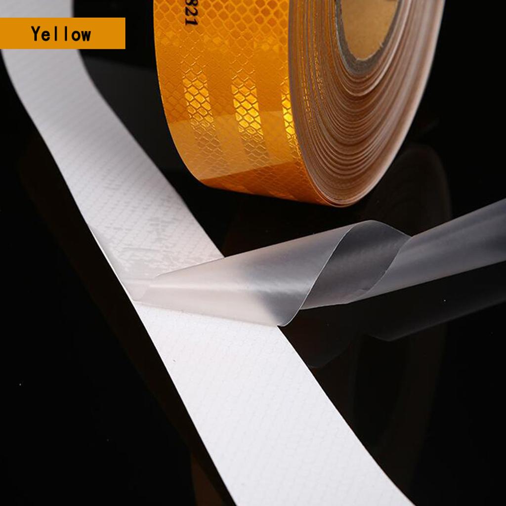 Hochintensive reflektierende Klebeband Sichtbarkeit Warnung Autoaufkleber Reflektoren Streifen für LKW Anhänger Sicherheit Zube
