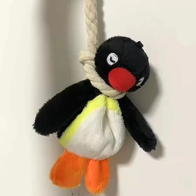 Kreativer Cartoon-Pinguin Plüsch-Schlüsselanhänger Lustiger Kreativer Rucksack-Anhänger Geschenk Niedliche Flauschige Plüschtiere