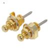 2 Peças Anti-Derrapantes Travas de Fixação de Correia Acessórios de Botão para Guitarra Elétrica Baixo