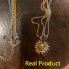 Necklace Pendant Sun Moon Stainless Steel Balance Opposite Amulet Talisman Power Strength Life Protect Health Jewelry Accessories