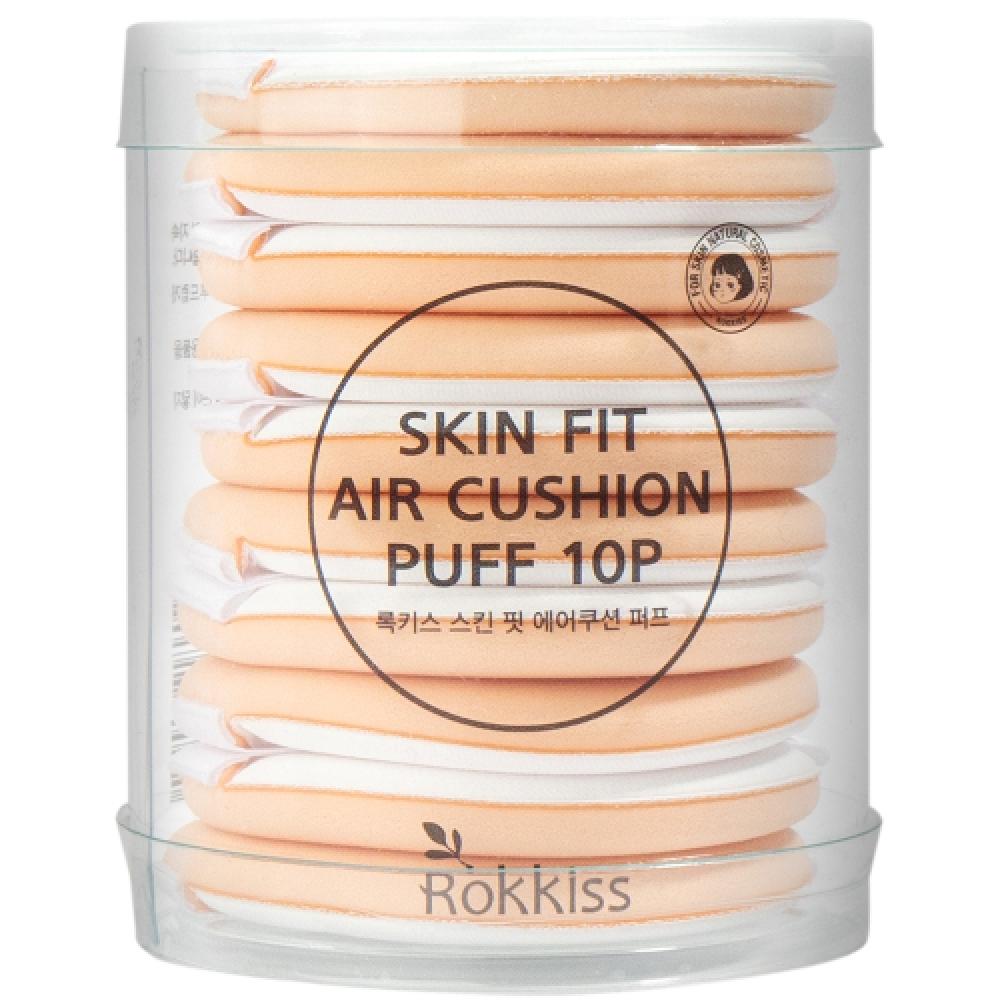 

Rokkiss Skin Fit Air Cushion Puff 10p 1 NONE