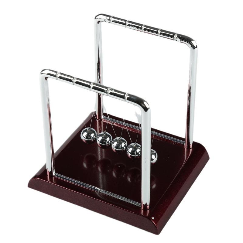 Newtons Wiege Chaotisches Pendel: Kreatives Metall- und Kunststoff-Schreibtischornament zur Entspannung