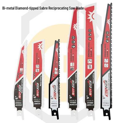 Bimetal Cobalt Reciprocating Saw Blade for Metal, Stainless Steel, Wood, PVC, and Cable Cutting.
